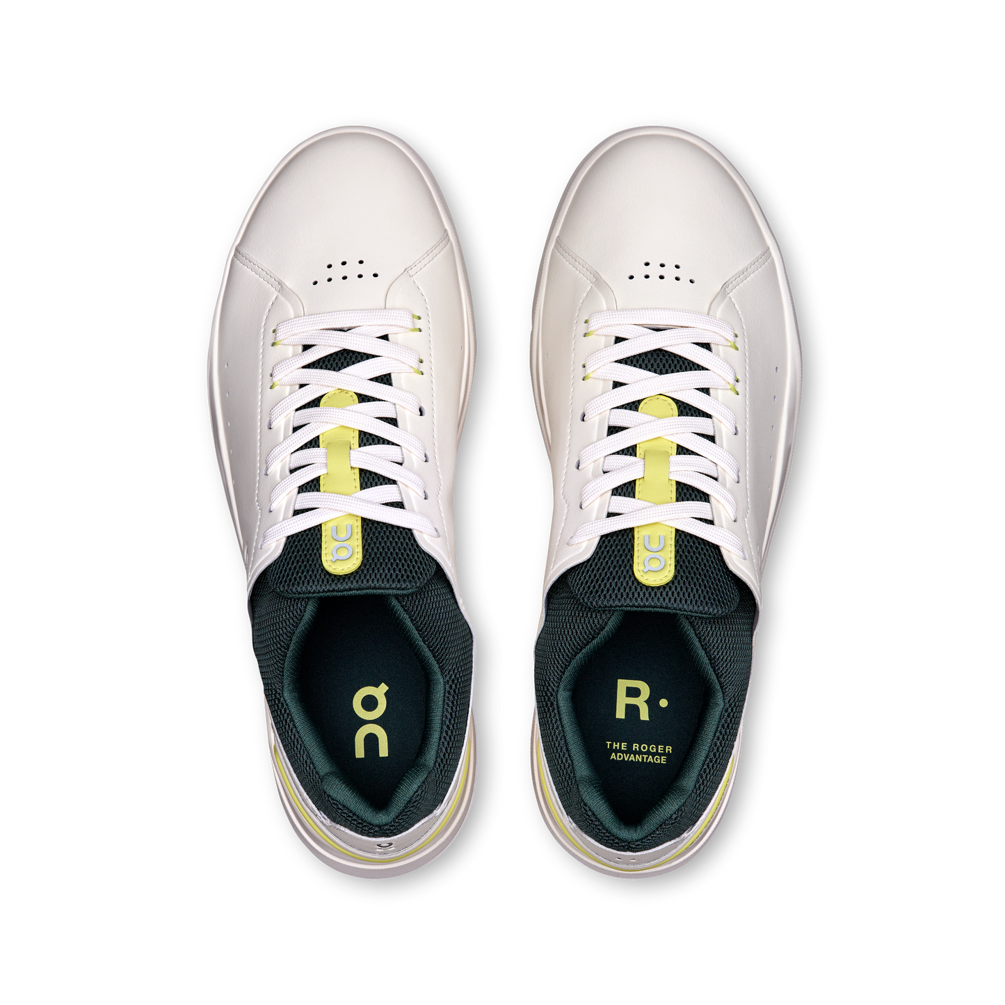 On Running THE ROGER Advantage 2 Herren Freizeitschuh - Ivory | Evergreen