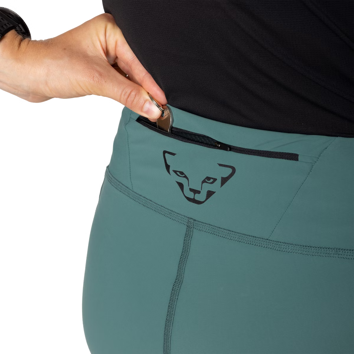 Dynafit Sky Short Tights W Atlantic – Damen Trailrunning-Shorts atmungsaktiv