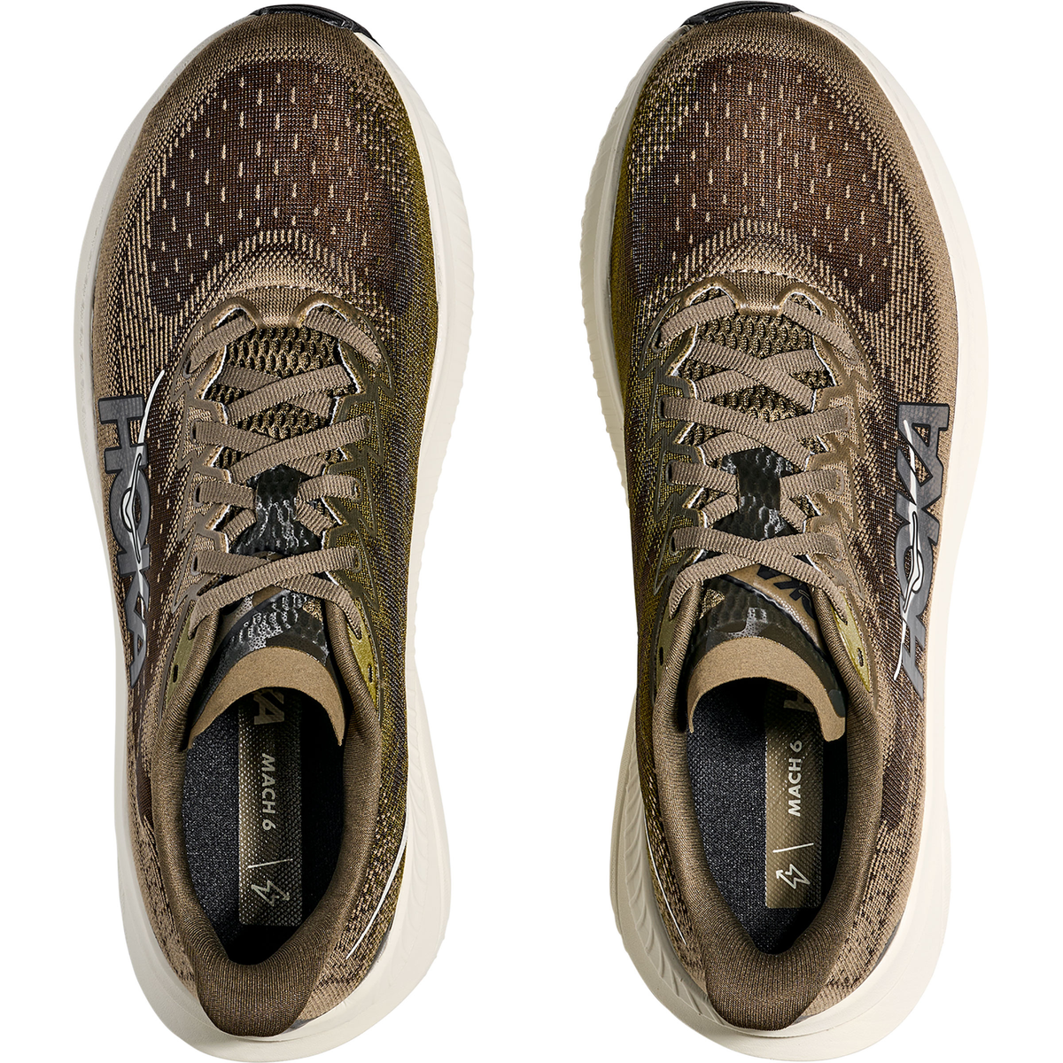 HOKA Mach 6 Antique Olive/Truffle Salt – Herren Laufschuh