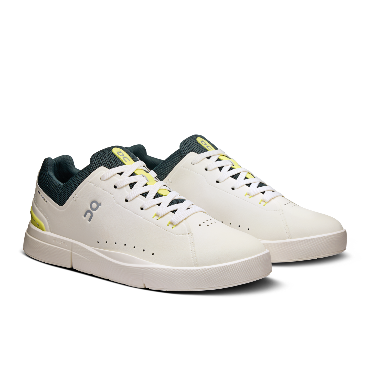 On Running THE ROGER Advantage 2 Herren Freizeitschuh - Ivory | Evergreen