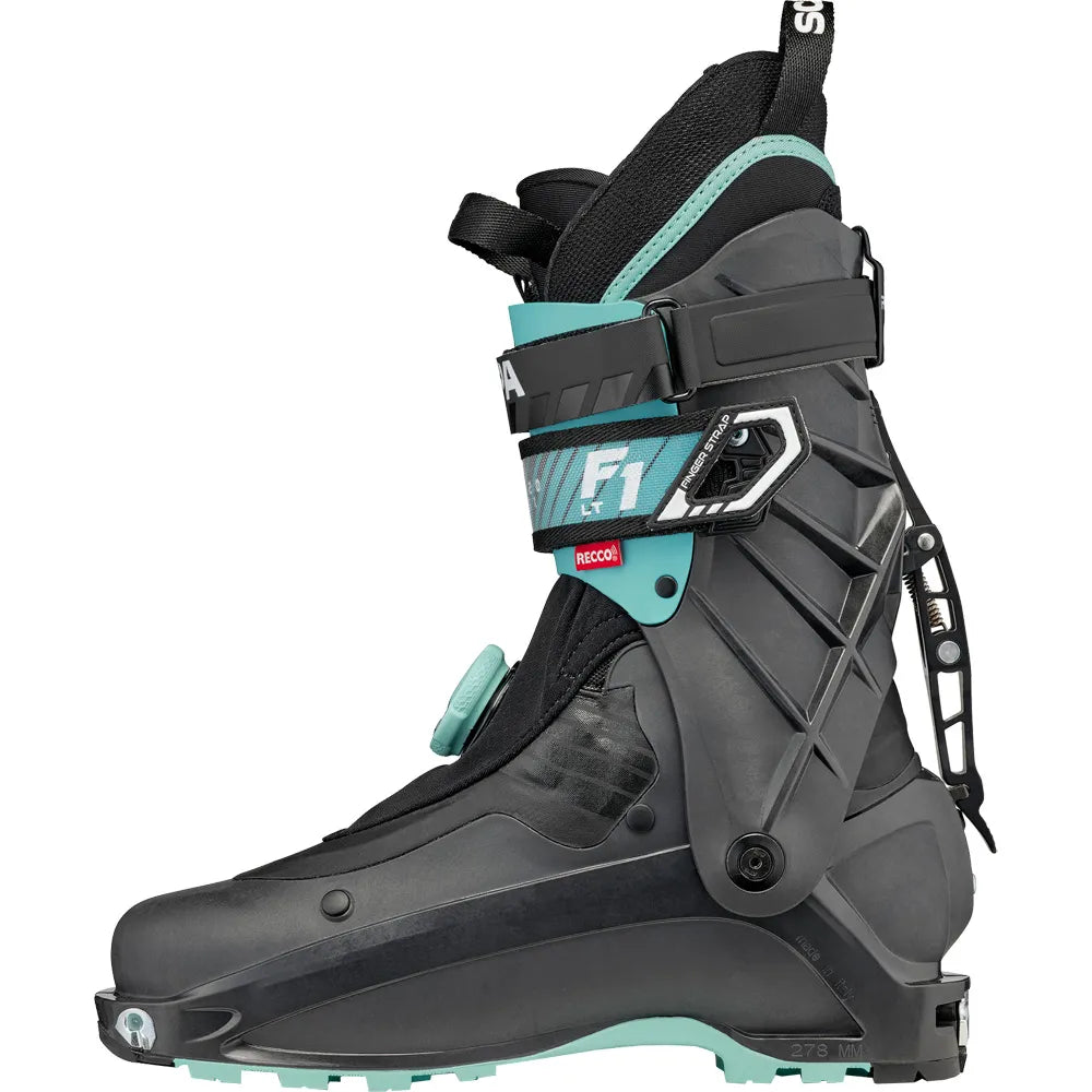 SCARPA F1 LT Wmn Tourenskischuh für Damen - Carbon/Aqua