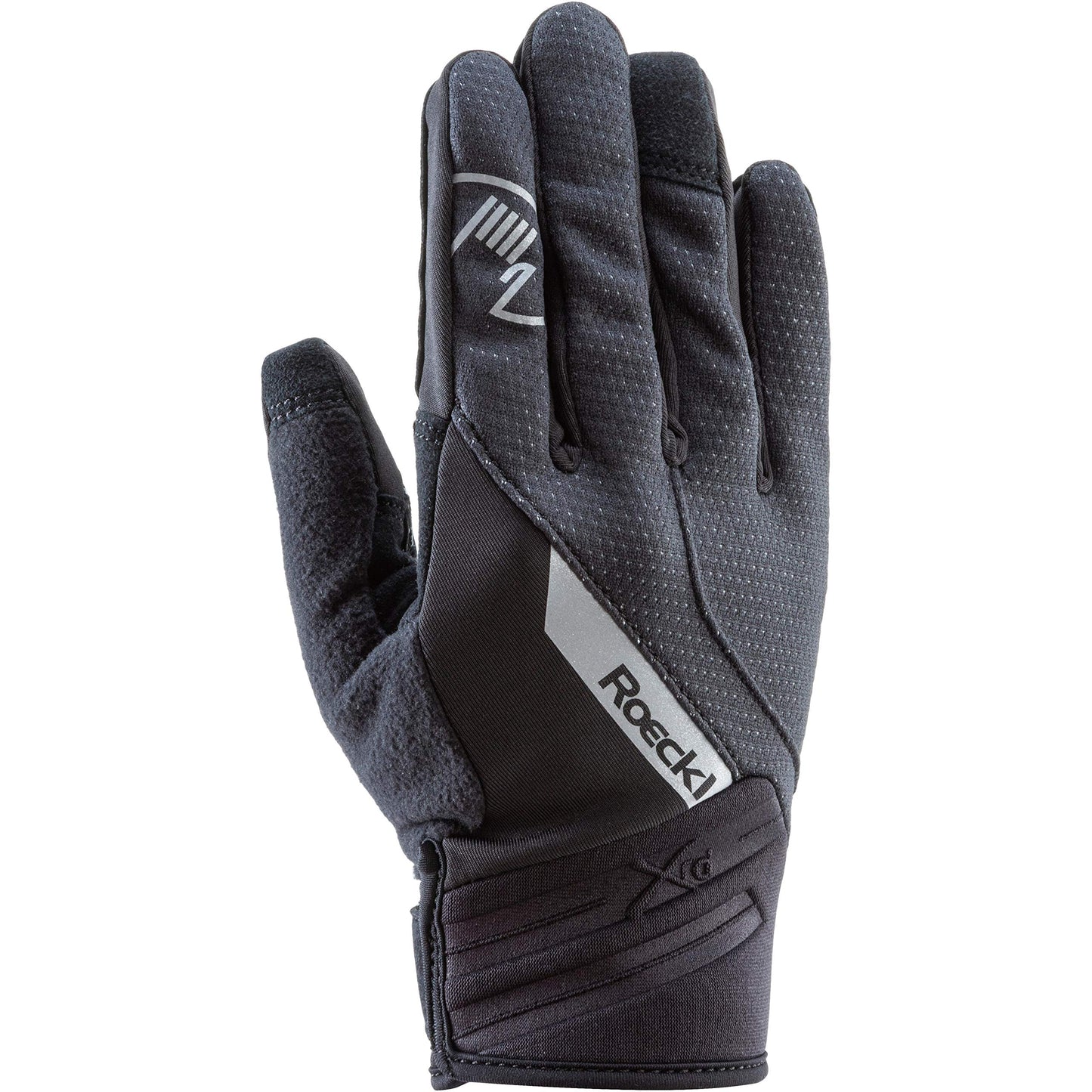 Roeckl Renon Fahrradhandschuhe | GORE-TEX INFINIUM | Touchscreen-kompatibel | Winddicht - Schwarz