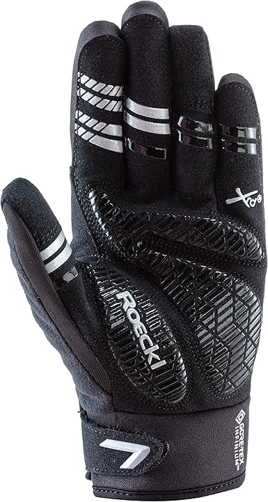 Roeckl Renon Fahrradhandschuhe | GORE-TEX INFINIUM | Touchscreen-kompatibel | Winddicht - Schwarz