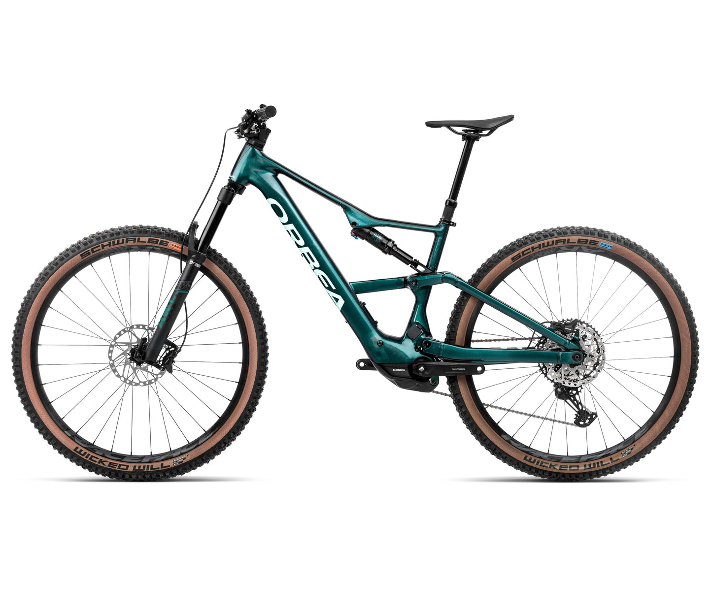 Orbea RISE SL H20 S Escape Green-Splash Ice Green (Gloss) – Leichtes E-MTB