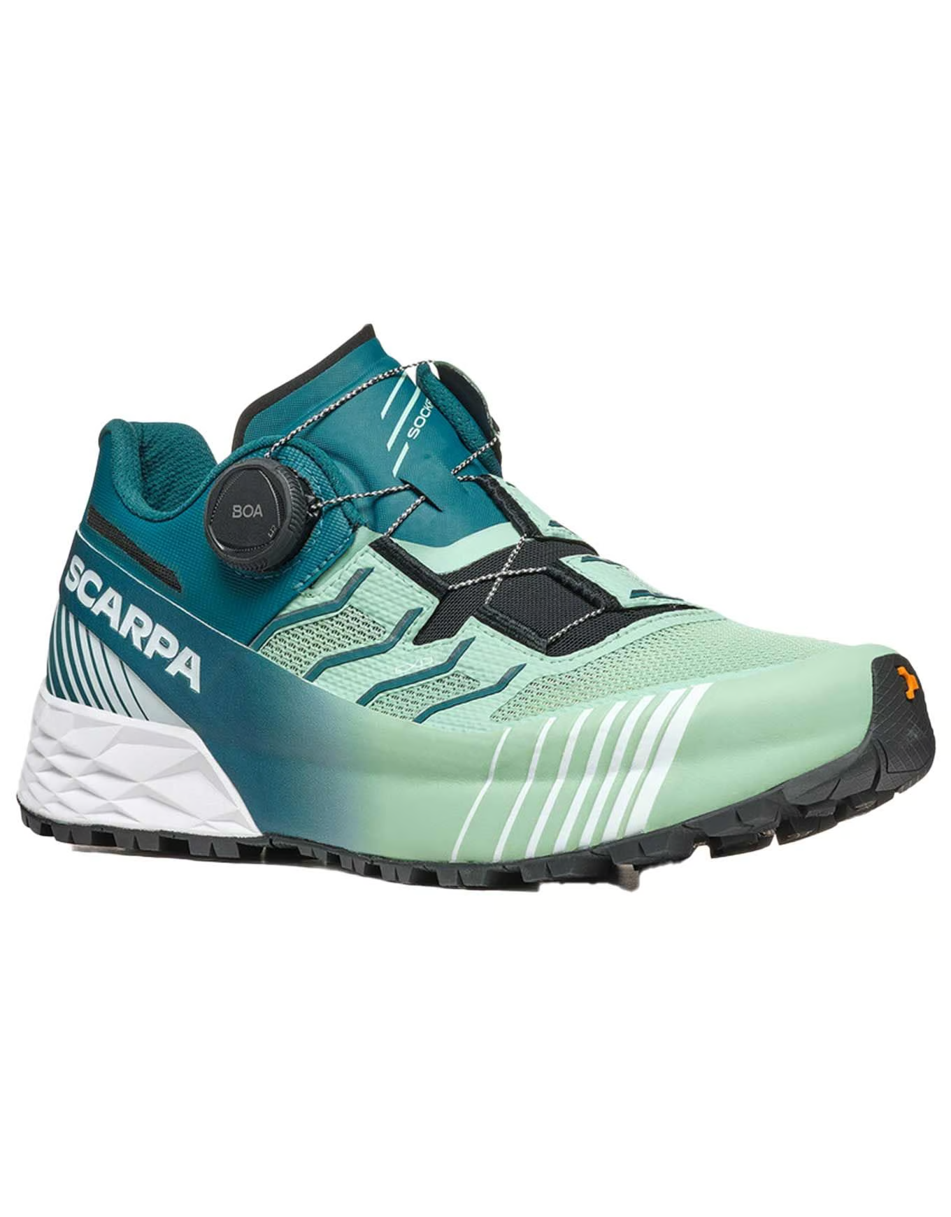 Scarpa Ribelle Run Kalibra HT Wmn Damen Trailrunning-Schuh | Misty jade/Deep lagoon