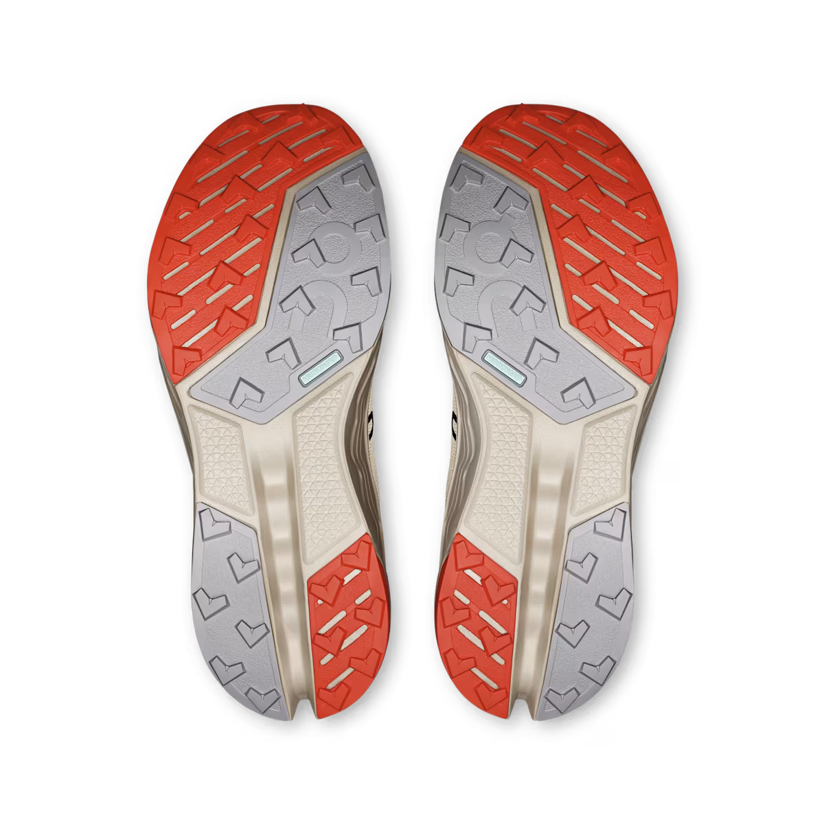 On Cloudsurfer Trail 2 W Ivory | Salmon – Laufschuh für Damen