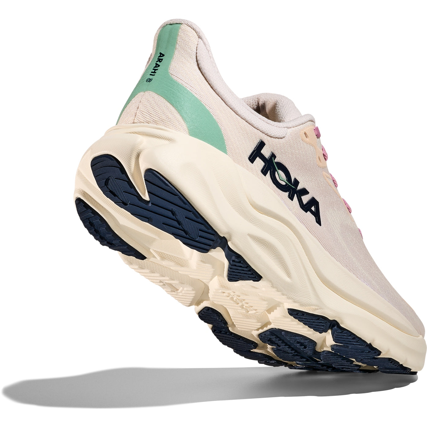 HOKA Arahi 8 Rose Cream / Alabaster – Damen Laufschuh mit J-Frame™ - Pöllner Sports