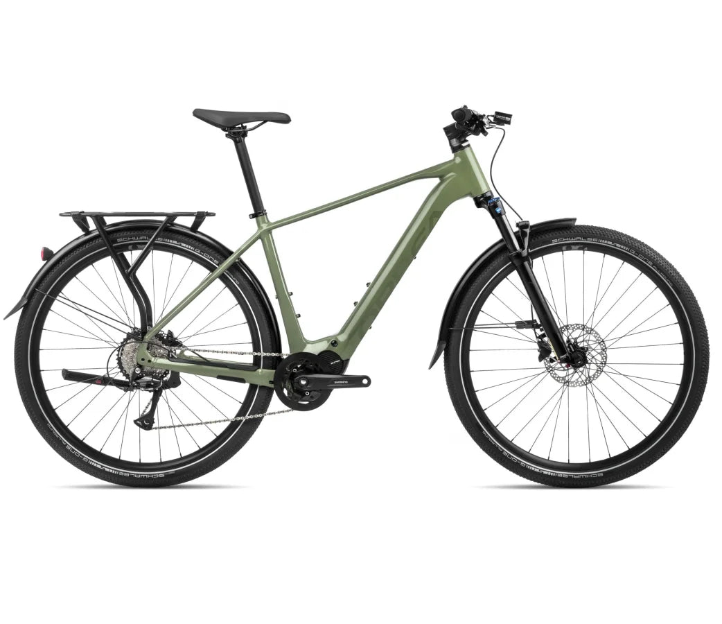 Orbea Kemen 40 L – E-Citybike Urban Green (Gloss-Matt) – Tiefeinsteiger, 540 Wh, Shimano EP-Motor - Pöllner Sports