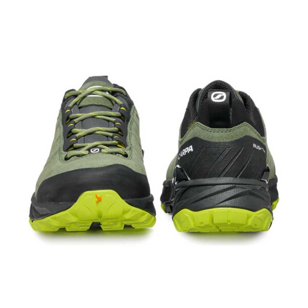 Scarpa Rush Trail GTX Women Birch/Sunny Lime: Leichter Trailrunning-Schuh mit GORE-TEX