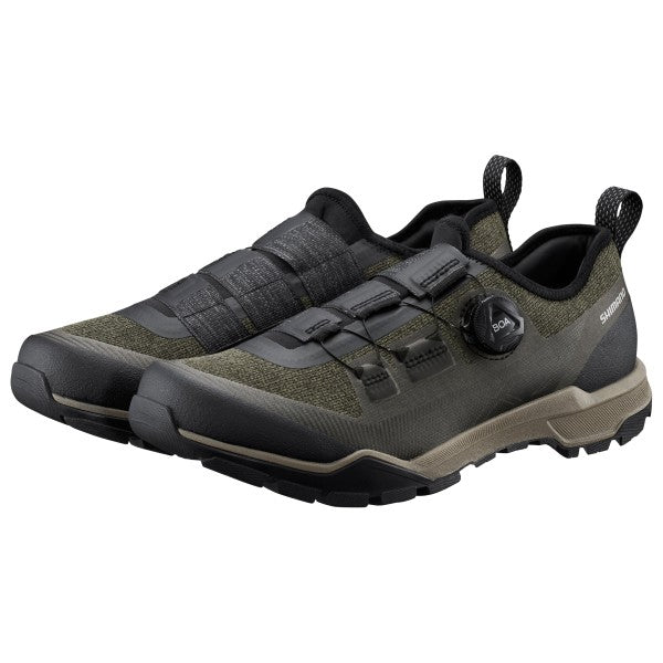 Shimano EX700 Olive Unisex SPD-Schuh – MTB-Performance mit BOA L6 Verschluss & ULTREAD EX-Sohle