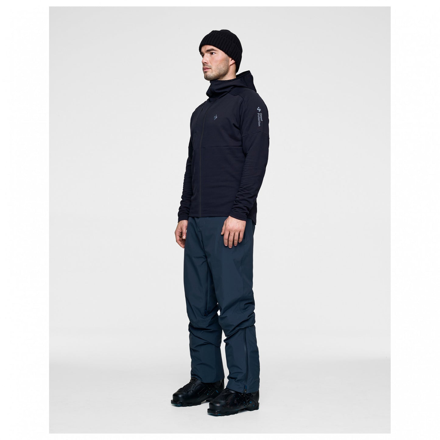 Sweet Protection Crusader Polartec Midlayer Herren Fleece Jacke schwarz