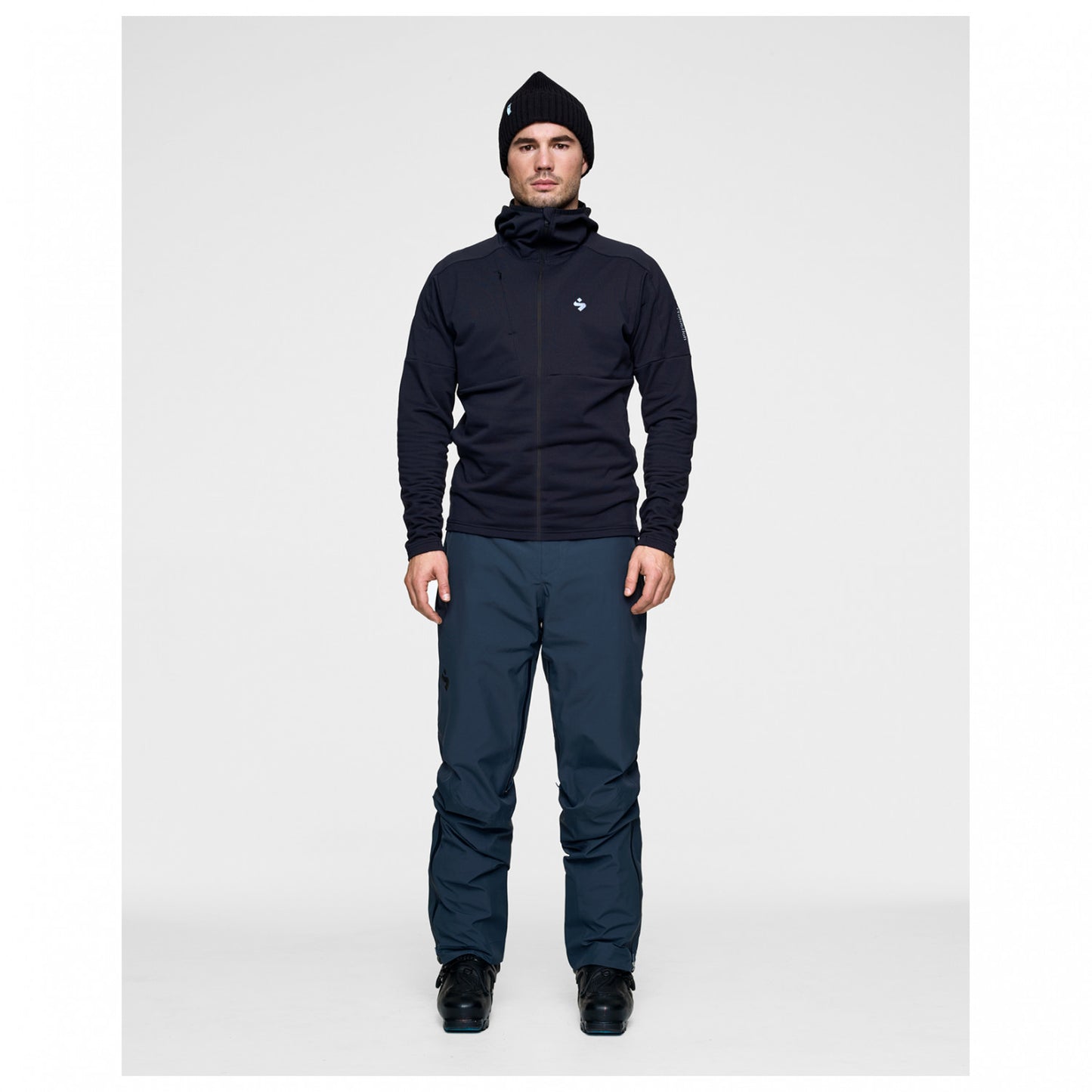 Sweet Protection Crusader Polartec Midlayer Herren Fleece Jacke schwarz