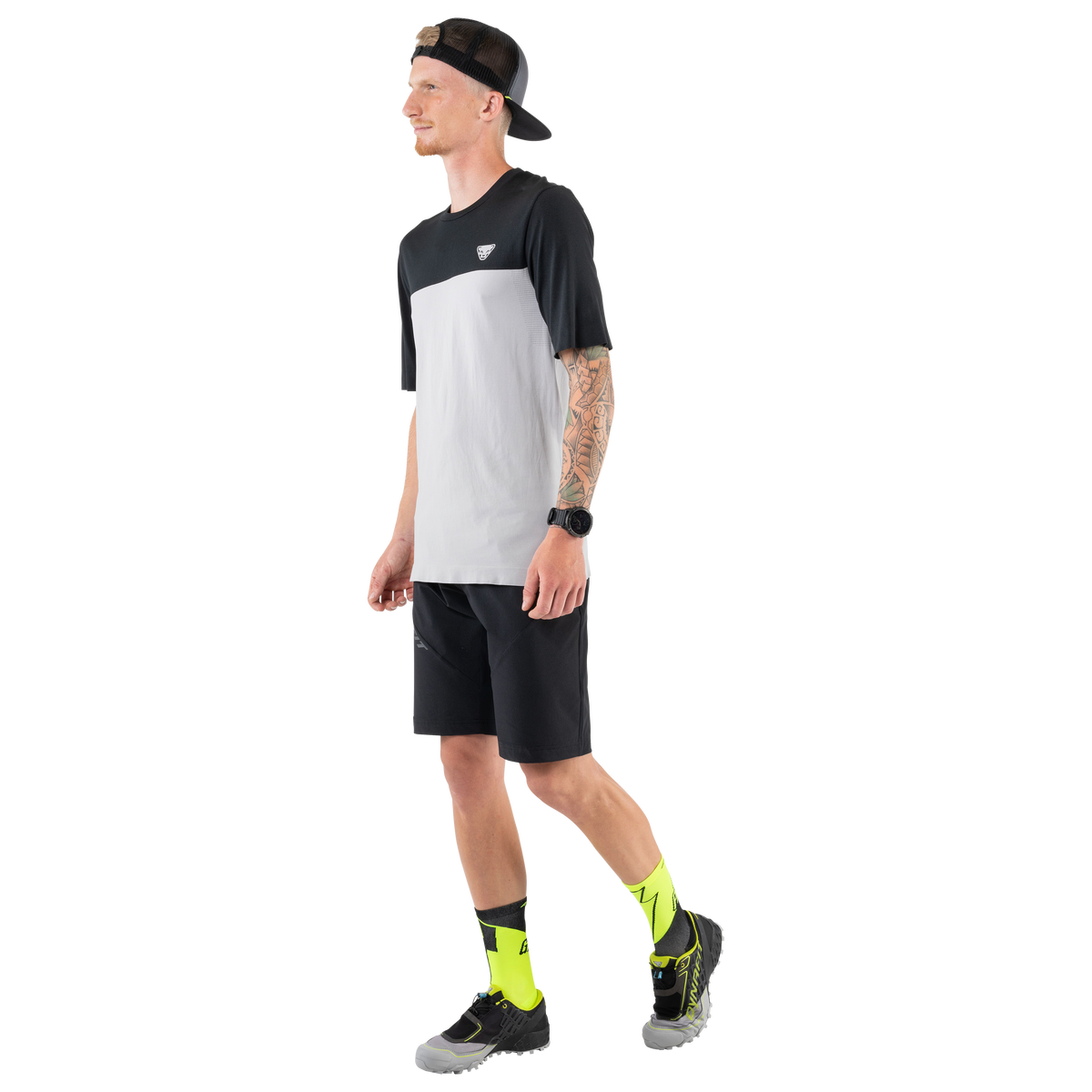 Dynafit Traverse S-Tech S/S Tee M Alloy – Herren Funktionsshirt Bergsport