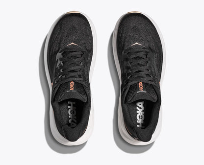 HOKA Clifton 10 Damen Laufschuh Black/Rose Gold – Max-Dämpfung & Stabilität - Pöllner Sports