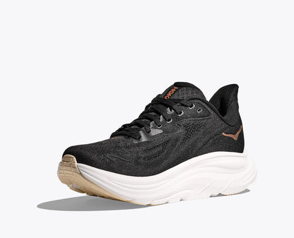 HOKA Clifton 10 Damen Laufschuh Black/Rose Gold – Max-Dämpfung & Stabilität - Pöllner Sports