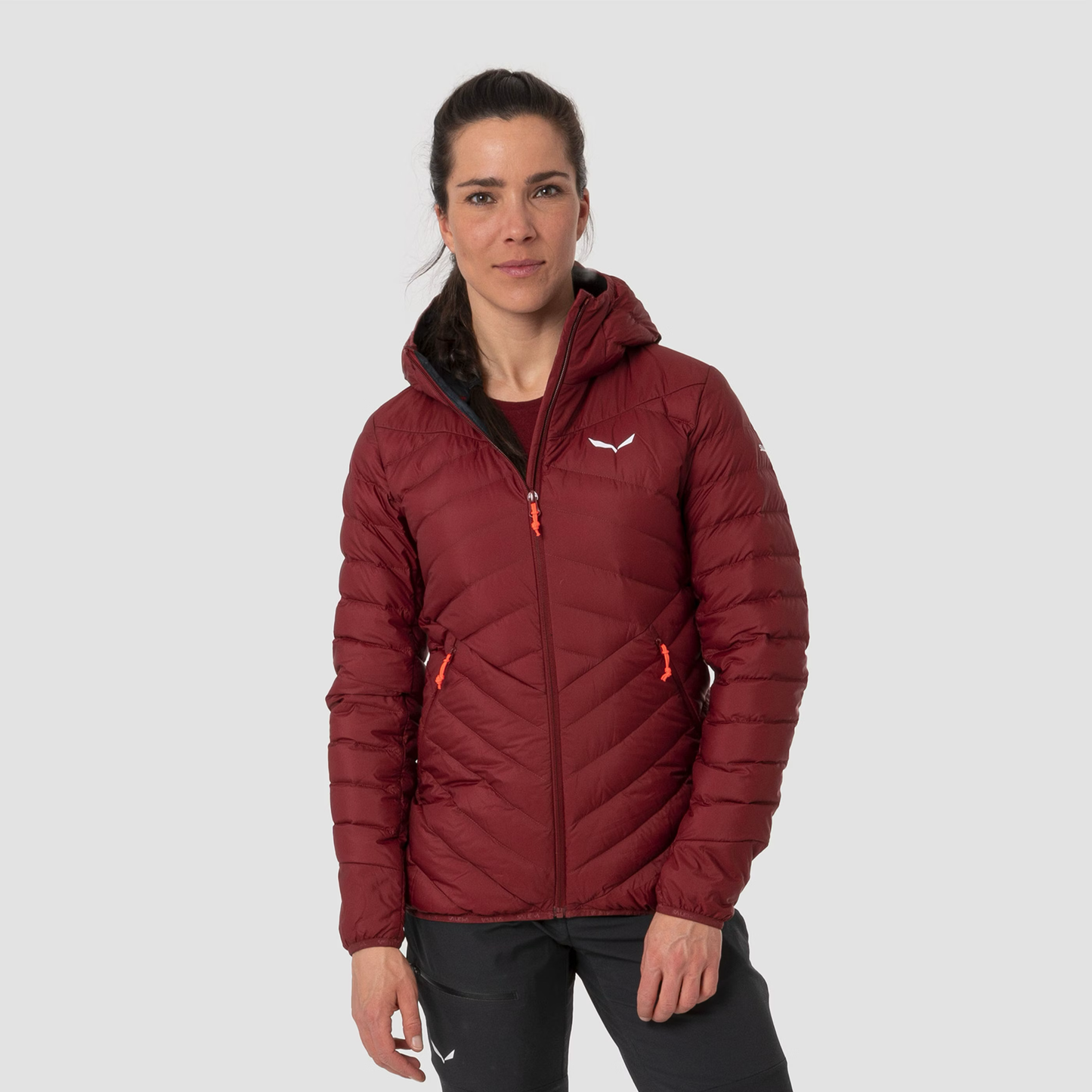 Salewa Brenta RDS Down Jacke Red Syrah - Ultraleichte Daunenjacke für Damen