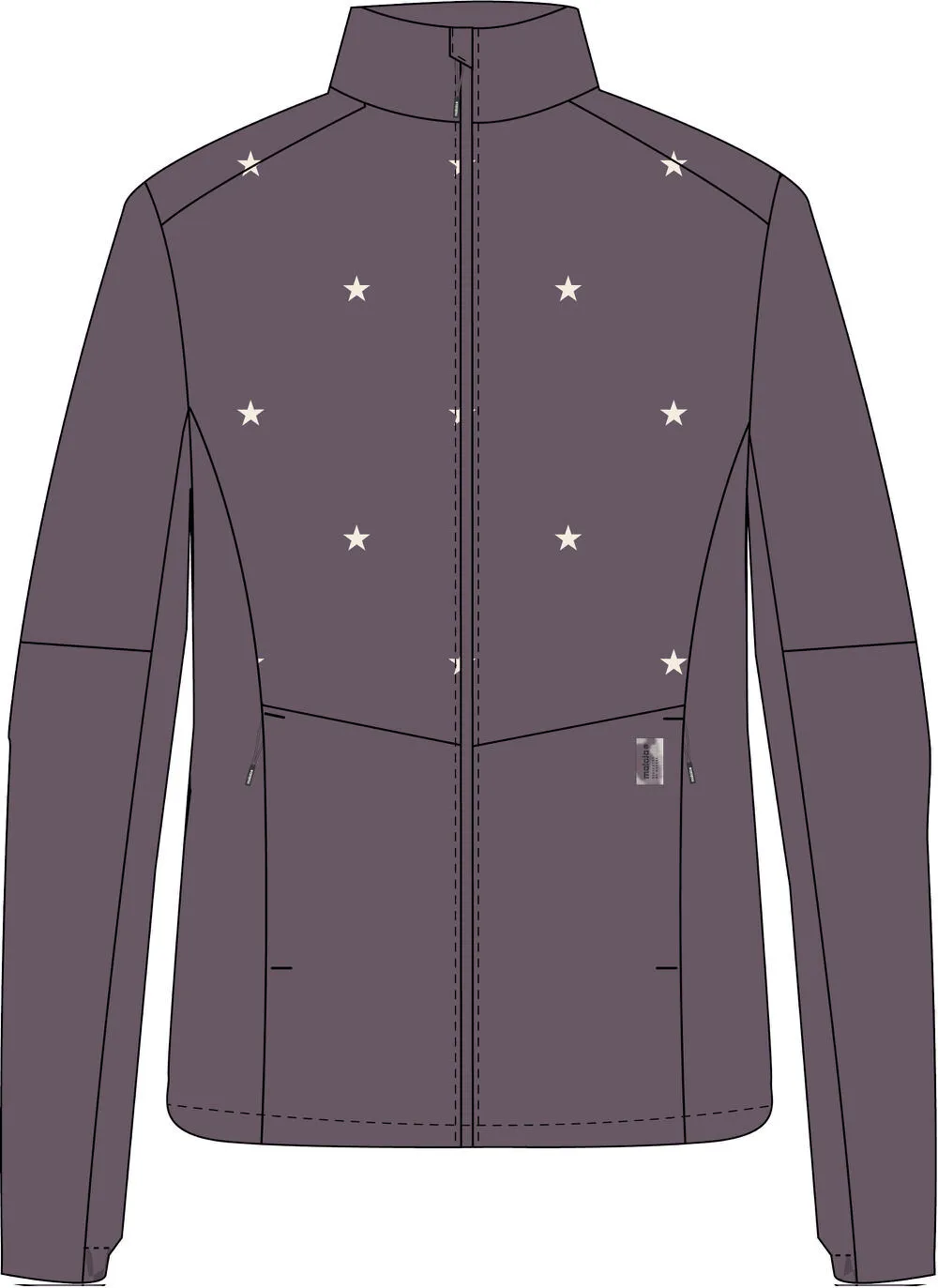 Maloja Nordic Hybrid Jacket Stormy Lilac – Damen Softshelljacke