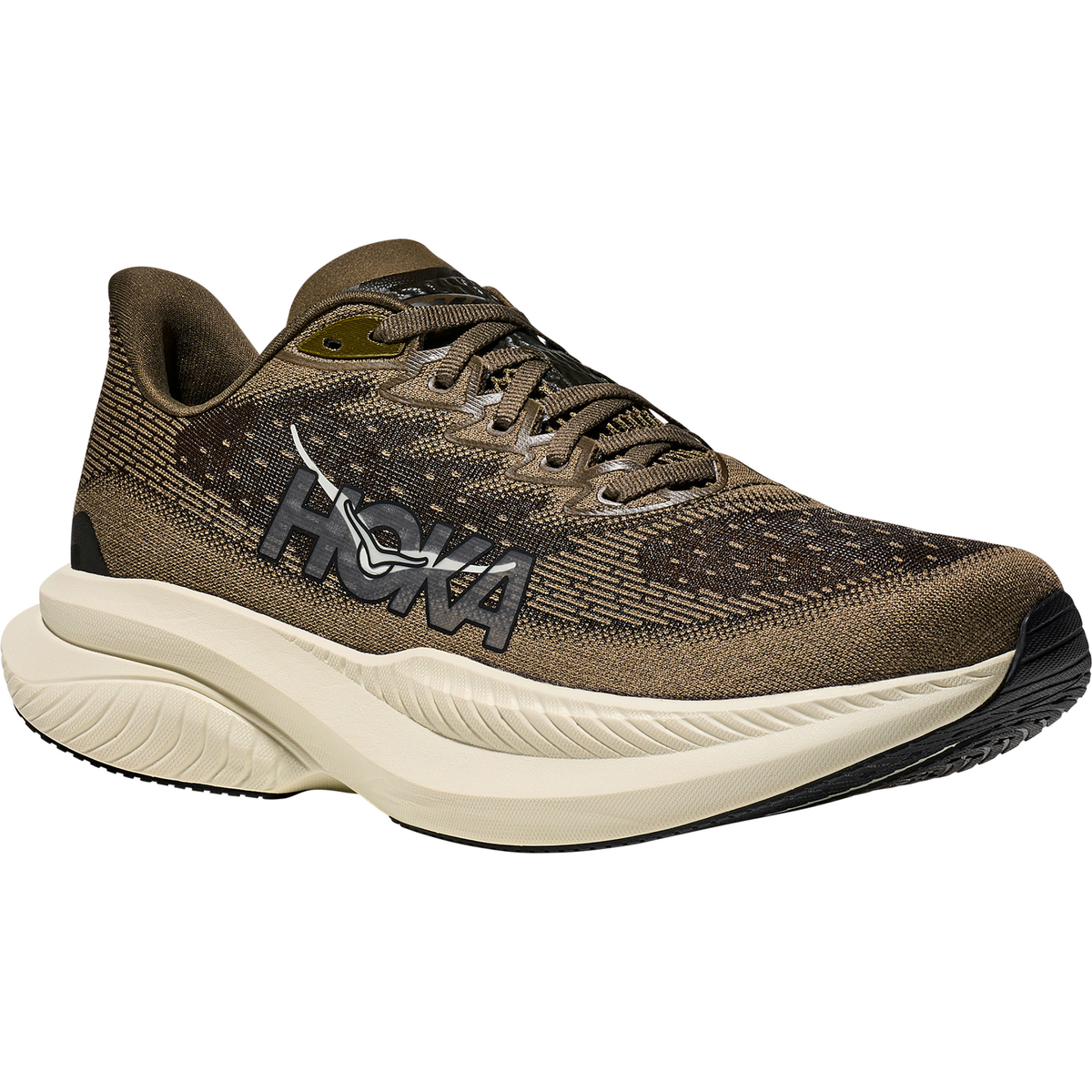 HOKA Mach 6 Antique Olive/Truffle Salt – Herren Laufschuh