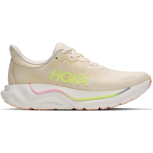 Hoka Arahi 9 Vintage Yellow/Alabaster – Damen Stabilität-Laufschuh