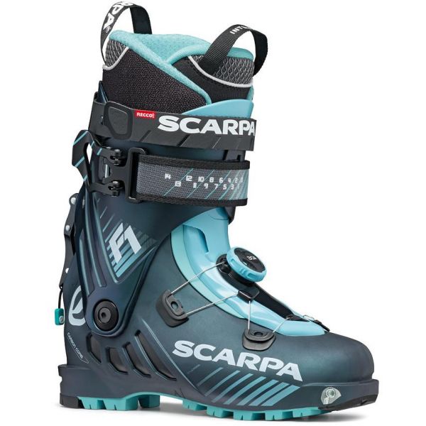 SCARPA F1 Wmn Tourenskischuh für Damen - Anthracite/Aqua