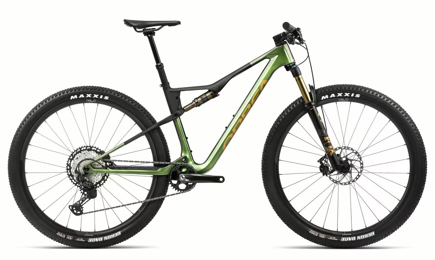 Orbea Oiz M30 M – Carbon-Cross-Country-MTB Chameleon Goblin Green/Black – 120 mm Federweg