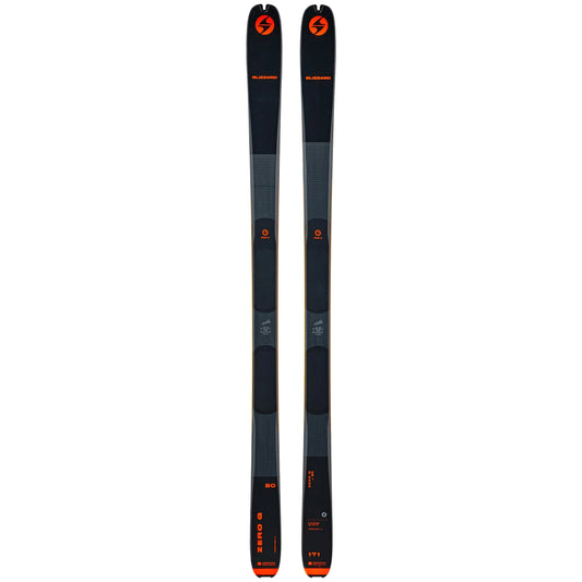 Blizzard Zero G LT 80 Tourenski | Ultraleicht 980g | Carbon Drive LT | Trueblend Tour Kern - Black/Orange