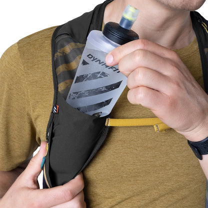 Dynafit Trail 6 Vest – Trailrunning-Laufweste Black Out/Tobacco – 6 L Volumen & leichte Materialkonstruktion