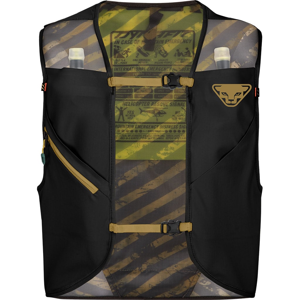 Dynafit Trail 6 Vest – Trailrunning-Laufweste Black Out/Tobacco – 6 L Volumen & leichte Materialkonstruktion
