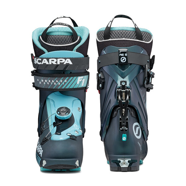 SCARPA F1 Wmn Tourenskischuh für Damen - Anthracite/Aqua