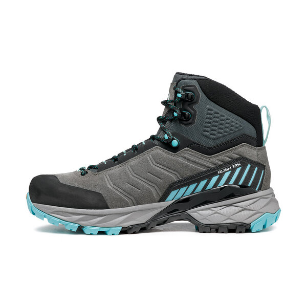 Scarpa Rush Trek GTX Women Midgray/Aqua | Vielseitiger Damen-Wanderschuh für anspruchsvolle Touren