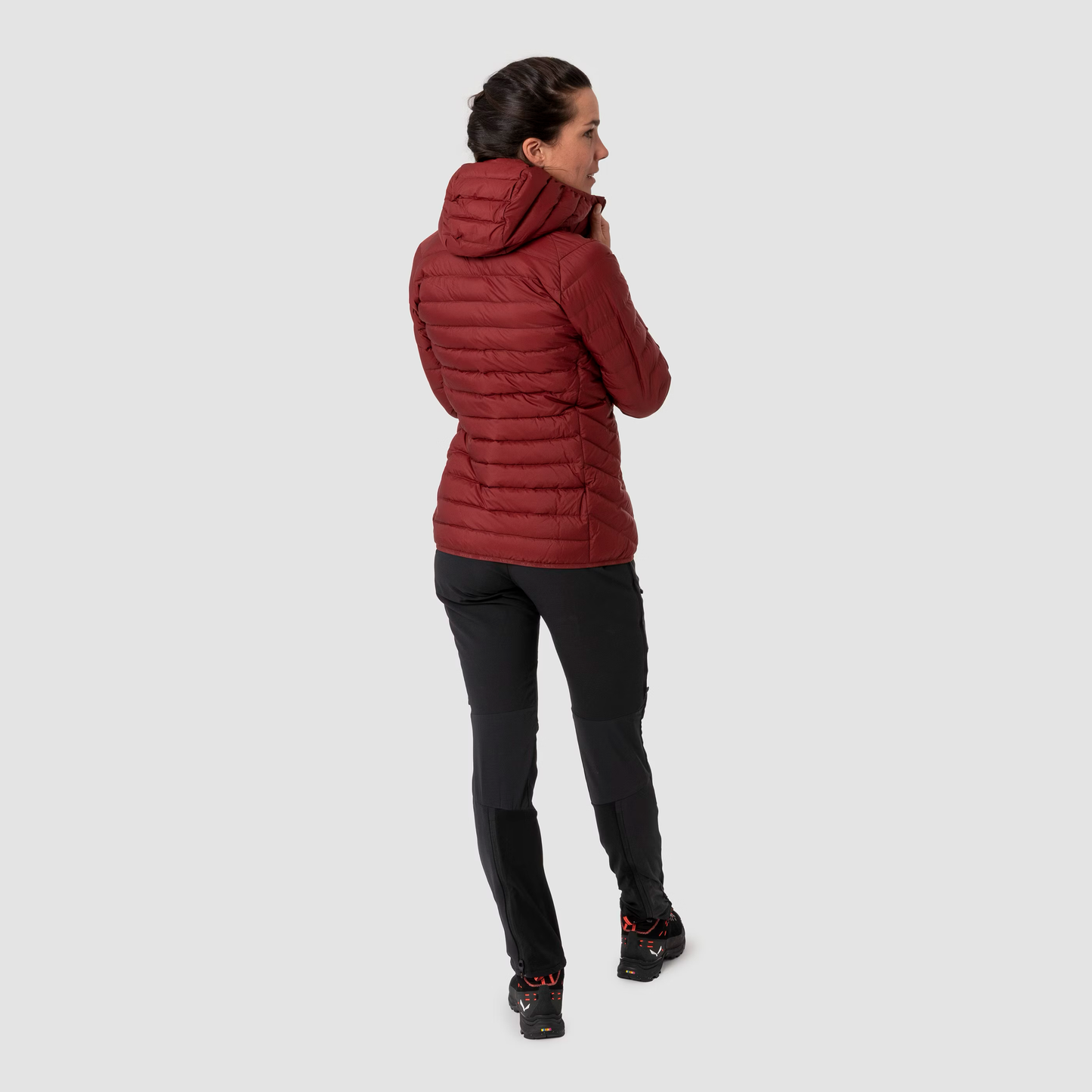 Salewa Brenta RDS Down Jacke Red Syrah - Ultraleichte Daunenjacke für Damen