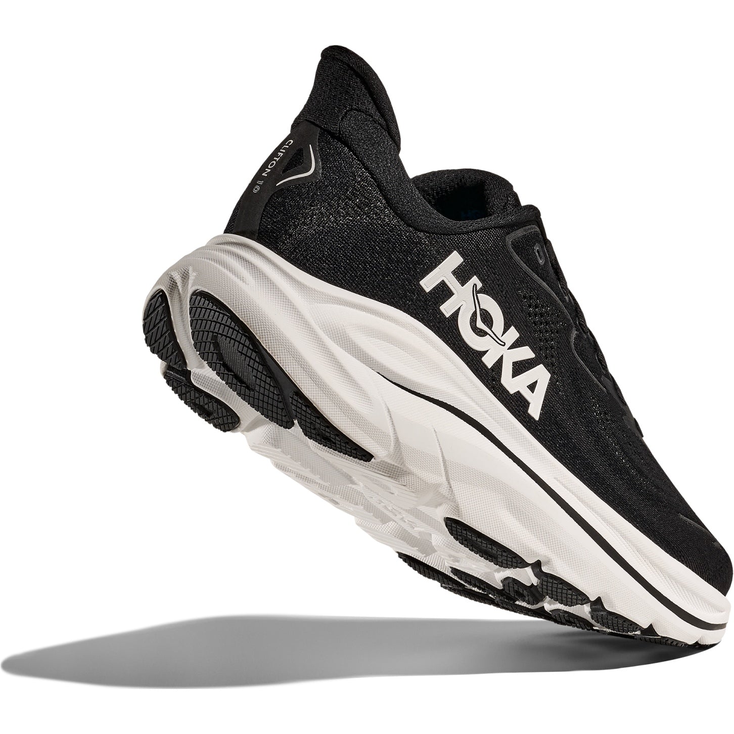 HOKA Clifton 10 Black/White – Herren Laufschuh - Pöllner Sports