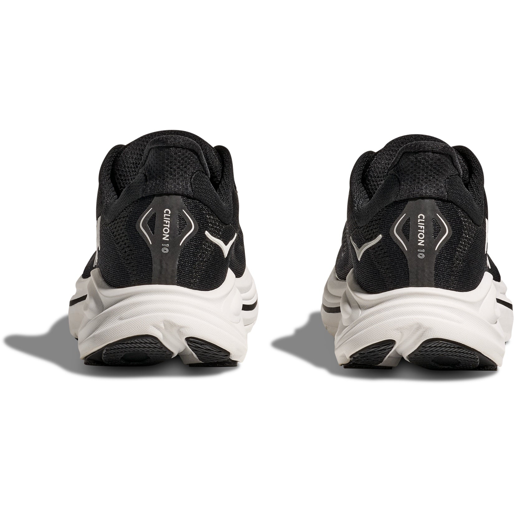 HOKA Clifton 10 Black/White – Herren Laufschuh - Pöllner Sports