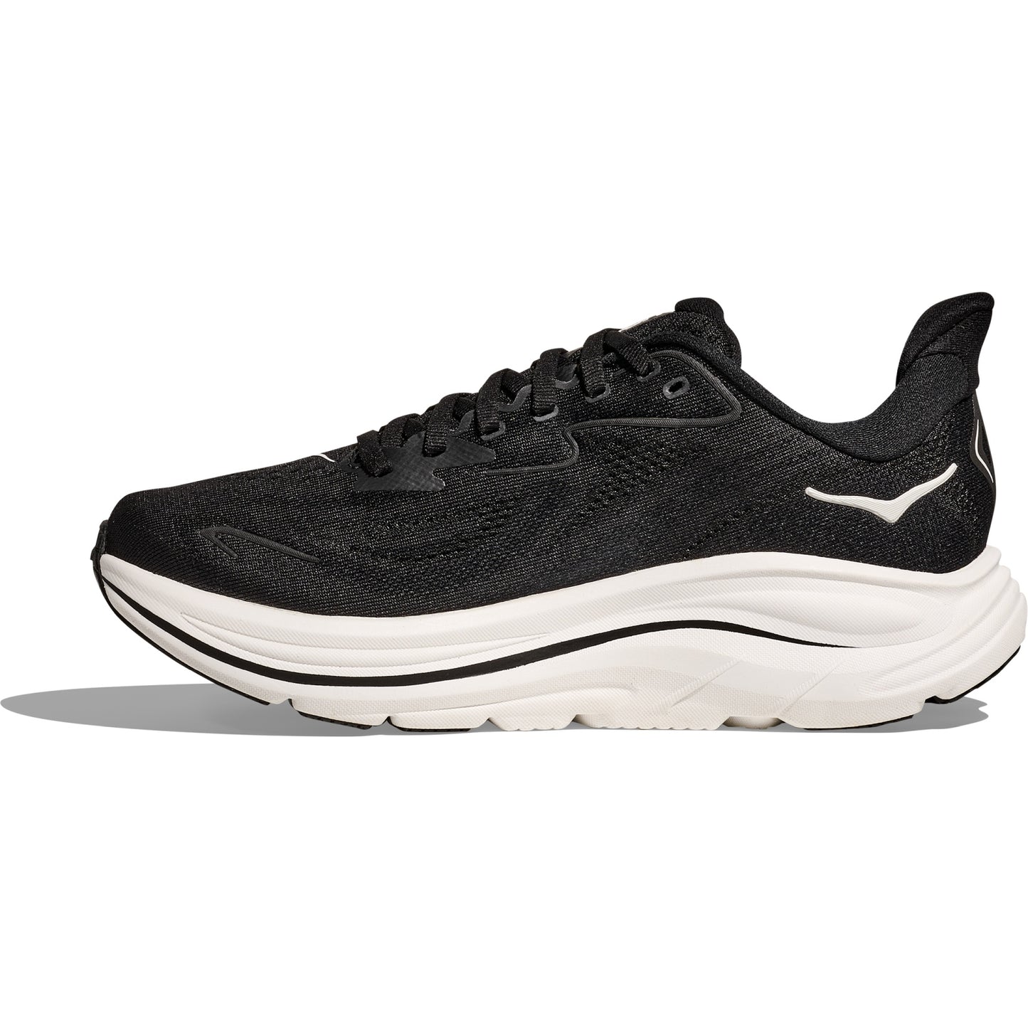 HOKA Clifton 10 Black/White – Herren Laufschuh - Pöllner Sports