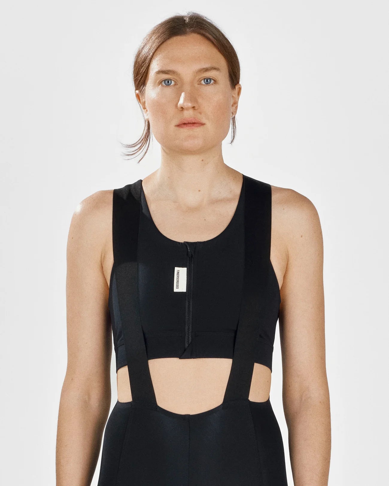 FINGERSCROSSED #Road Bra Women Black – Damen Sport-BH - Pöllner Sports