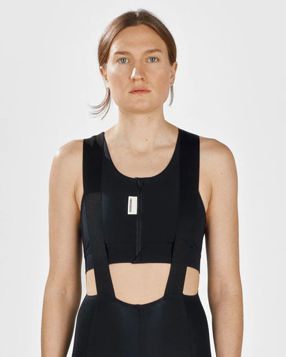 FINGERSCROSSED #Road Bra Women Black – Damen Sport-BH - Pöllner Sports