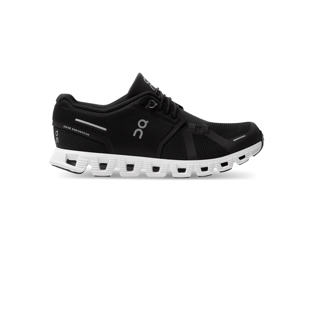 On Running Cloud 5 Herren Freizeitschuh - Black White