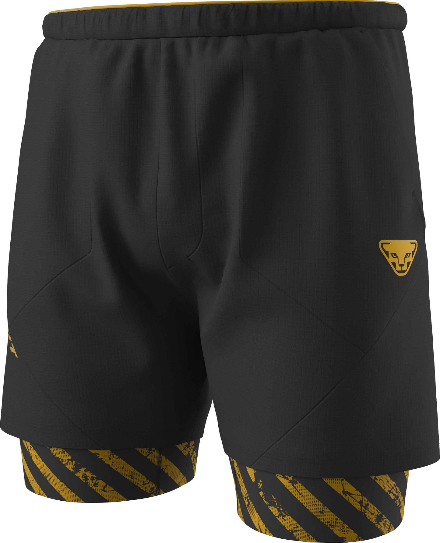 Dynafit Trail 2in1 Shorts M Black Out/Tobacco – Herren Trailrunning-Shorts mit Innenhose