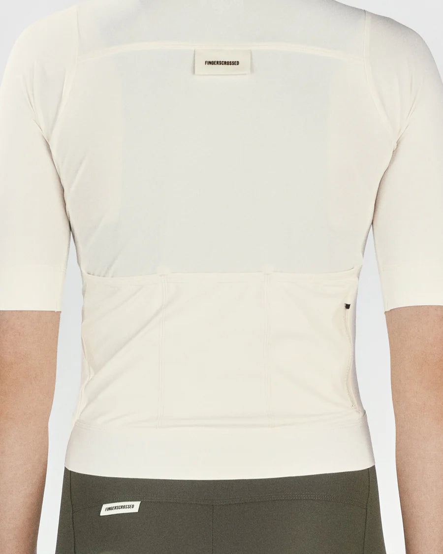 FINGERSCROSSED Road Jersey Women Antique Cream – Damen Radtrikot