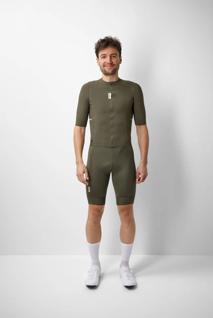 FINGERSCROSSED #Road Jersey Olive – Herren Radtrikot - Pöllner Sports