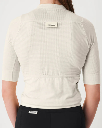 FINGERSCROSSED #Road Jersey Super Light antique cream – Damen Radtrikot - Pöllner Sports