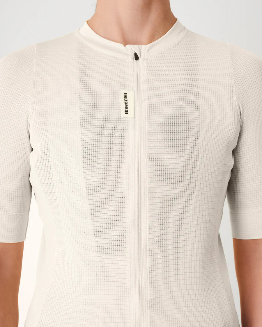 FINGERSCROSSED #Road Jersey Super Light antique cream – Damen Radtrikot - Pöllner Sports