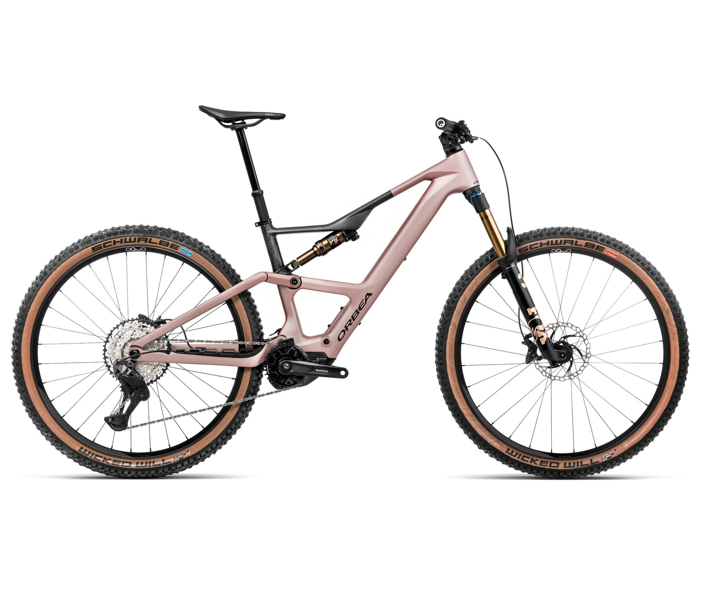 Orbea Rise SL M10 630Wh Desert Rose – Leichtes Carbon E-MTB Trailbike