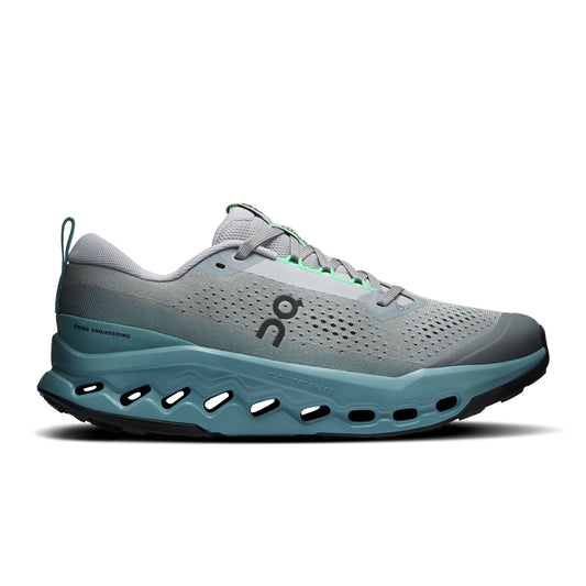 On Cloudsurfer Trail 2 Platinum/Tide – Herren Trailrunning-Schuh