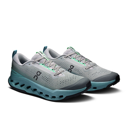On Cloudsurfer Trail 2 Platinum/Tide – Herren Trailrunning-Schuh