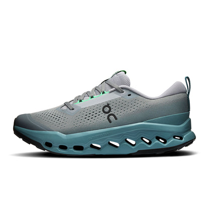 On Cloudsurfer Trail 2 Platinum/Tide – Herren Trailrunning-Schuh