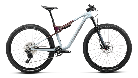 Orbea Oiz M30 Frozen Concrete/Sunset Carbon View – Fully