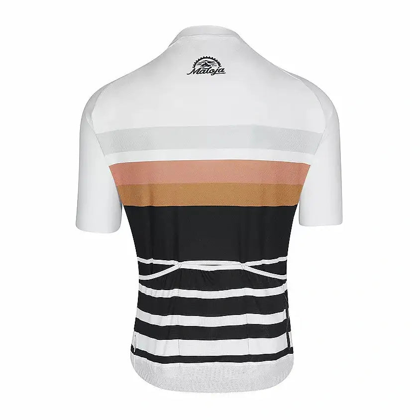 Maloja PaternkofelM. Herren Fahrradtrikot glacier milk stripe