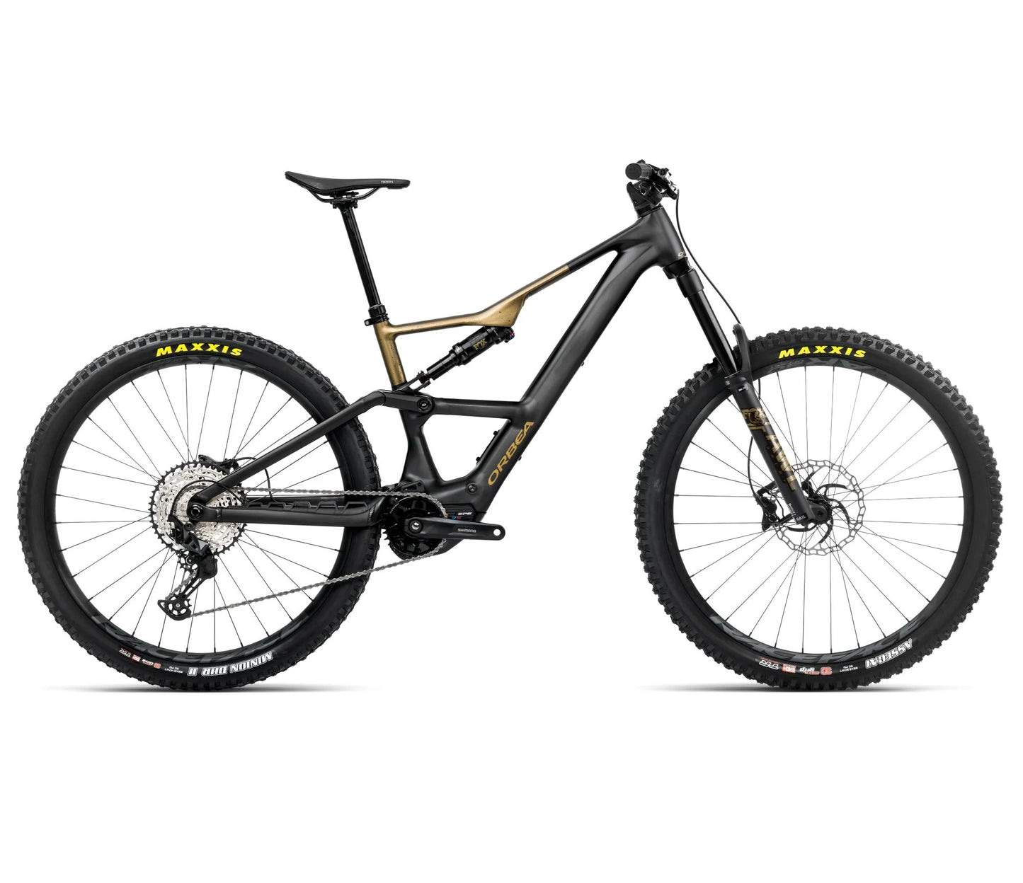 Orbea RISE SL H20 L Diamond Black-Splash Olive Green Matt E-MTB