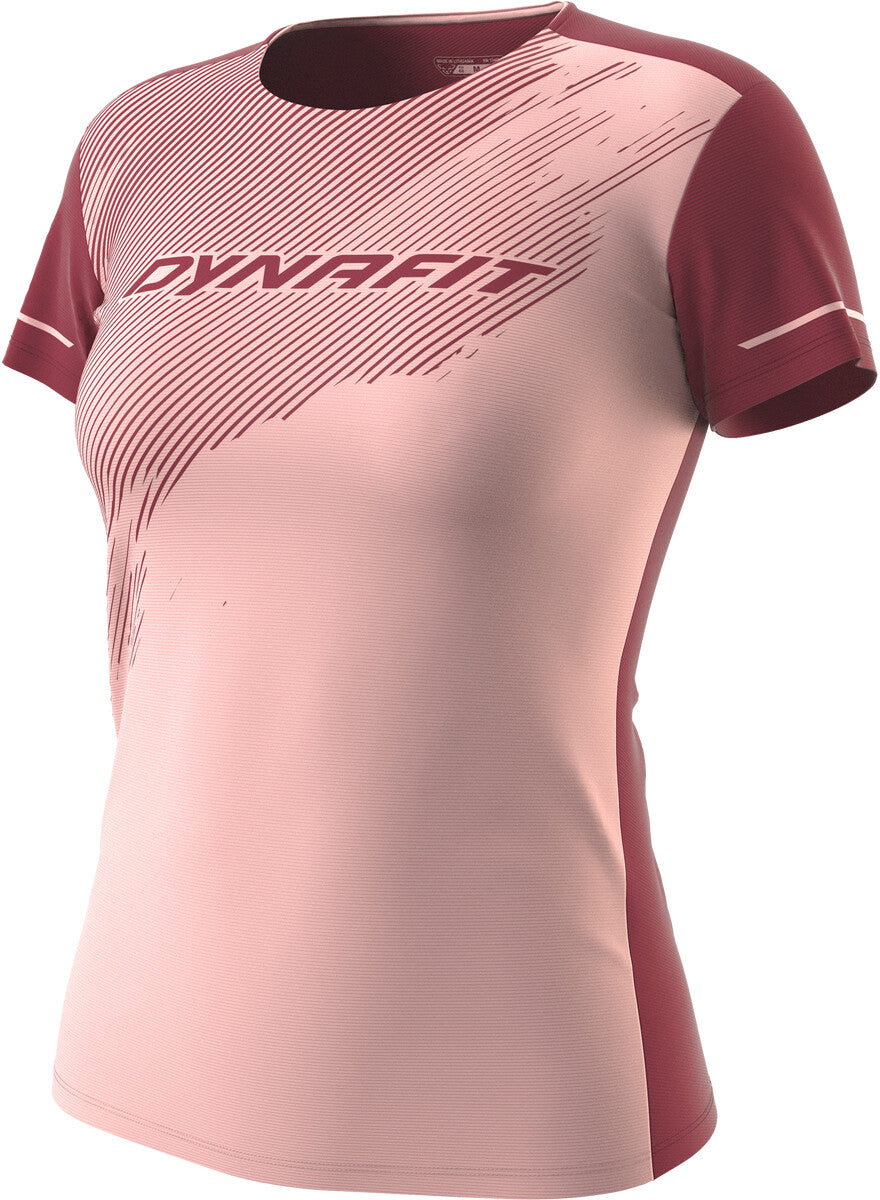 Dynafit Alpine 2 S/S Tee W Pale Rose – Damen Trailrunning-Shirt atmungsaktiv
